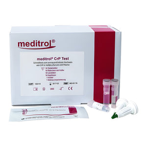 Meditrol CRP-Schnelltest, 10 Teststreifen, 10 Röhrchen, 1 Fl. Puffer, 10 Lanzetten, 10… – Medichem