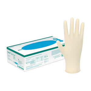 B.Braun Vasco Sensitive, Latexhandschuhe hell puderfrei (100 Stück) – B. Braun