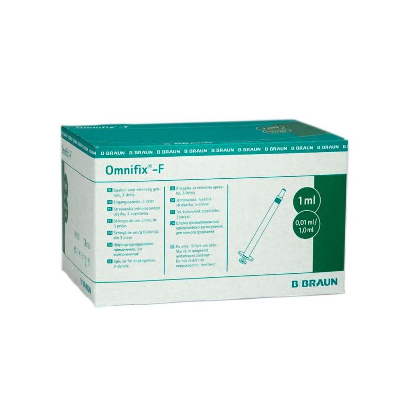 Omnifix-F Solo Tuberkulinspritze, ohne Kanüle (1 ml) – B. Braun