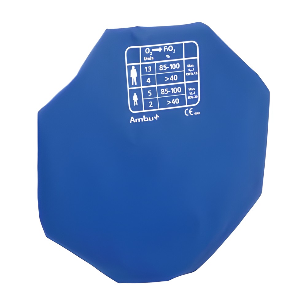 Sauerstoff-Reservoir Blau Autoklavierbar Komplett Für Mark IV Und Silikon – Ambu