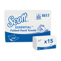 Scott Essential Handtücher Klein Weiß 1-Lagig (21 x 20cm) (5100 Stück) – Kimberly-Clark