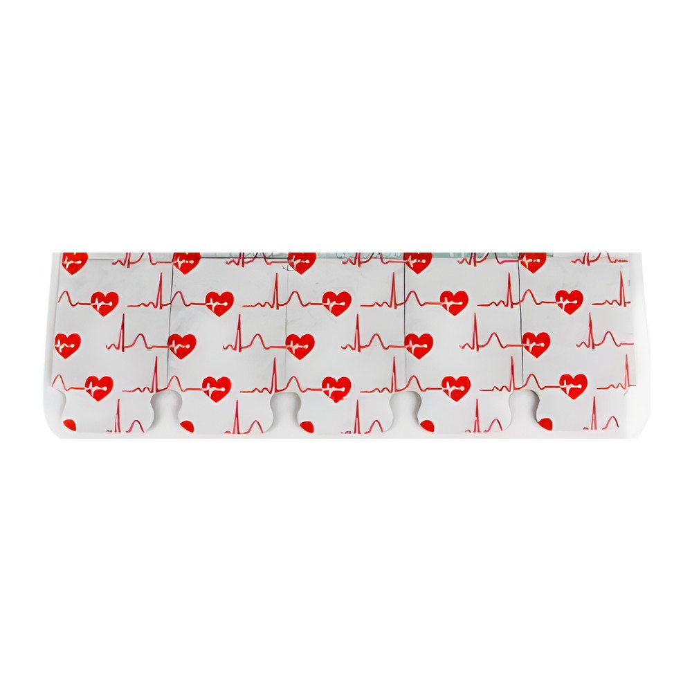 Tab-Elektrode mit Clear Gel für Ruhe-EKG (22 x 34 mm) (100 Stück) – Diagramm Halbach