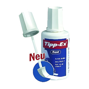 Tipp-Ex Korrekturflüssigkeit Rapid 8119143 Schnelltrocknend Weiß (25 ml) – obbo