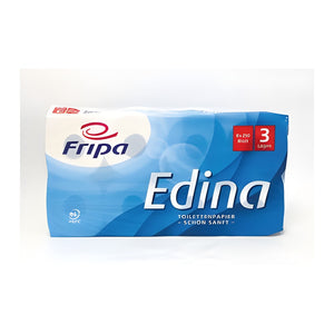 Toilettenpapier Edina 3-lagig 250 Abrisse (8 Rolle(n)) – Fripa Papierfabrik Albert Friedrich