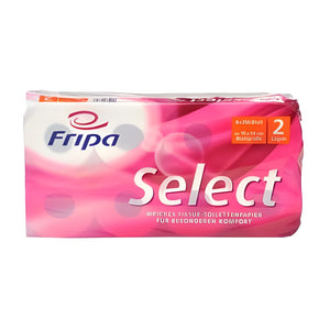 Toilettenpapier Select 2-lagig, weiß, 250 Blatt (64 Rolle(n)) – Fripa Papierfabrik Albert Friedrich