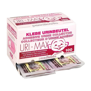Uri Max Urin-Klebebeutel für Kinder, steril (100 Stück) – Servoprax