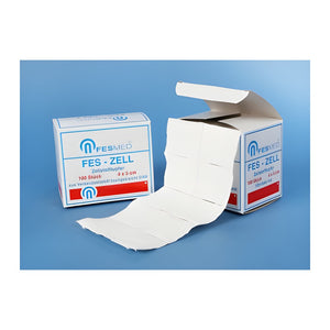 Zellstofftupfer FES-ZELL unsteril (4 x 5 cm) (100 Stück) – Fesmed Verbandmittel
